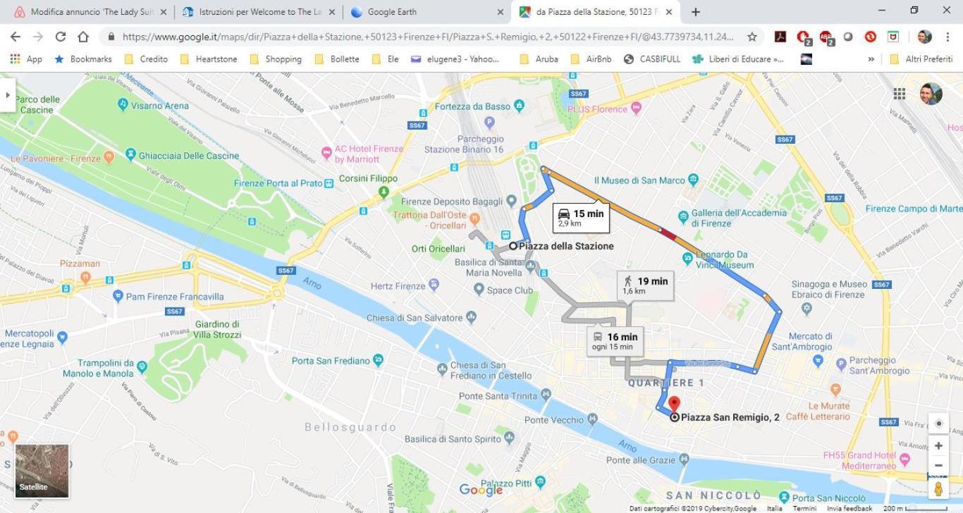 5 Min Dagli Uffizi Suite Wifi Confort Florence Buitenkant foto