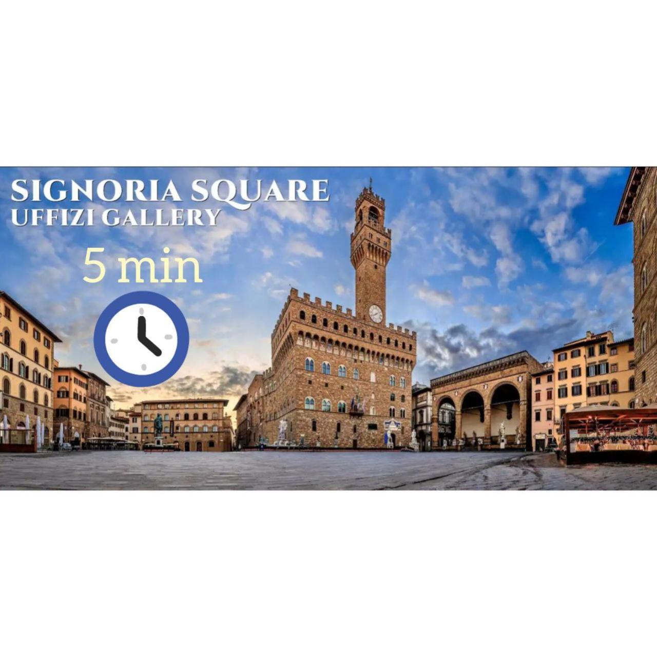 5 Min Dagli Uffizi Suite Wifi Confort Florence Buitenkant foto